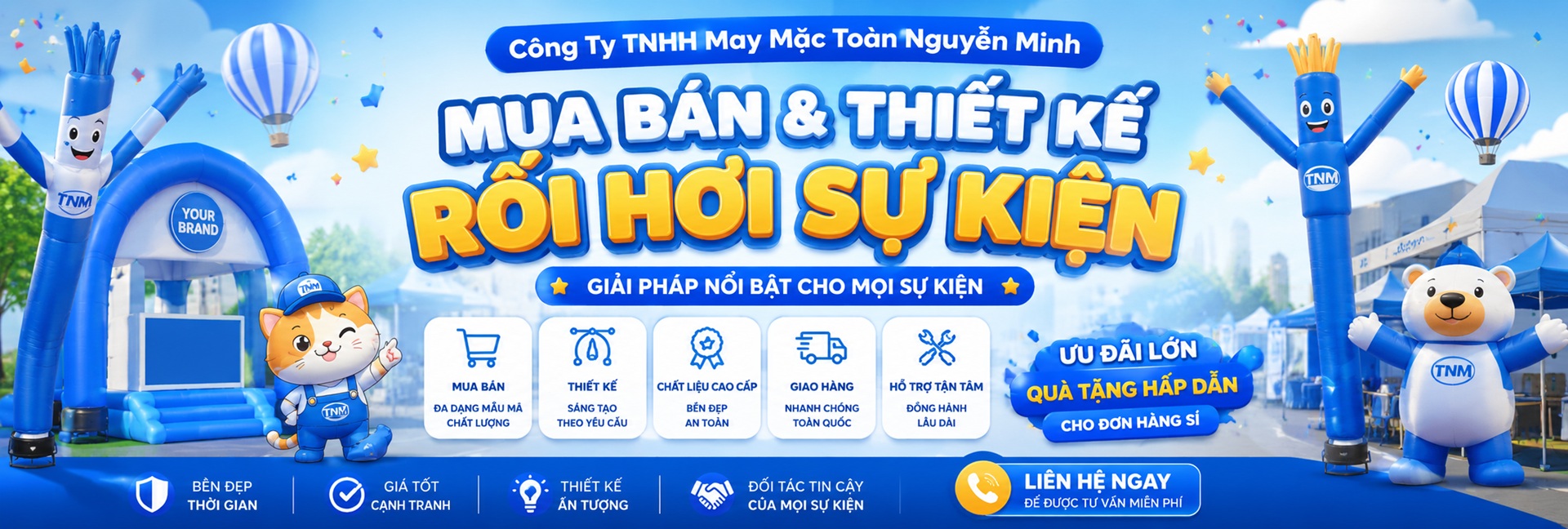 Rối hơi cổng hơi sự kiện — RoiHoiGiaRe Banner